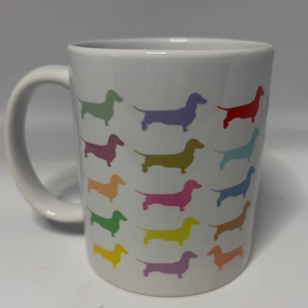 Dachshunds Mug Multi colors.